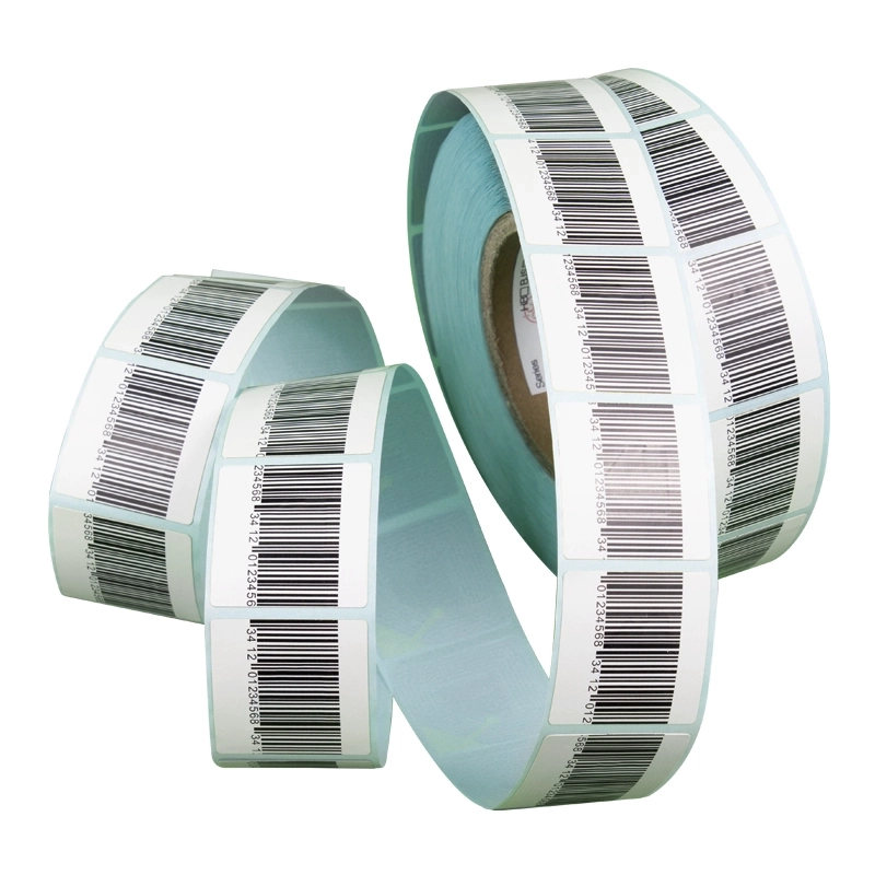 لیبل 4+4 بارکد-3 لیبل 4*4 RF بارکد دار