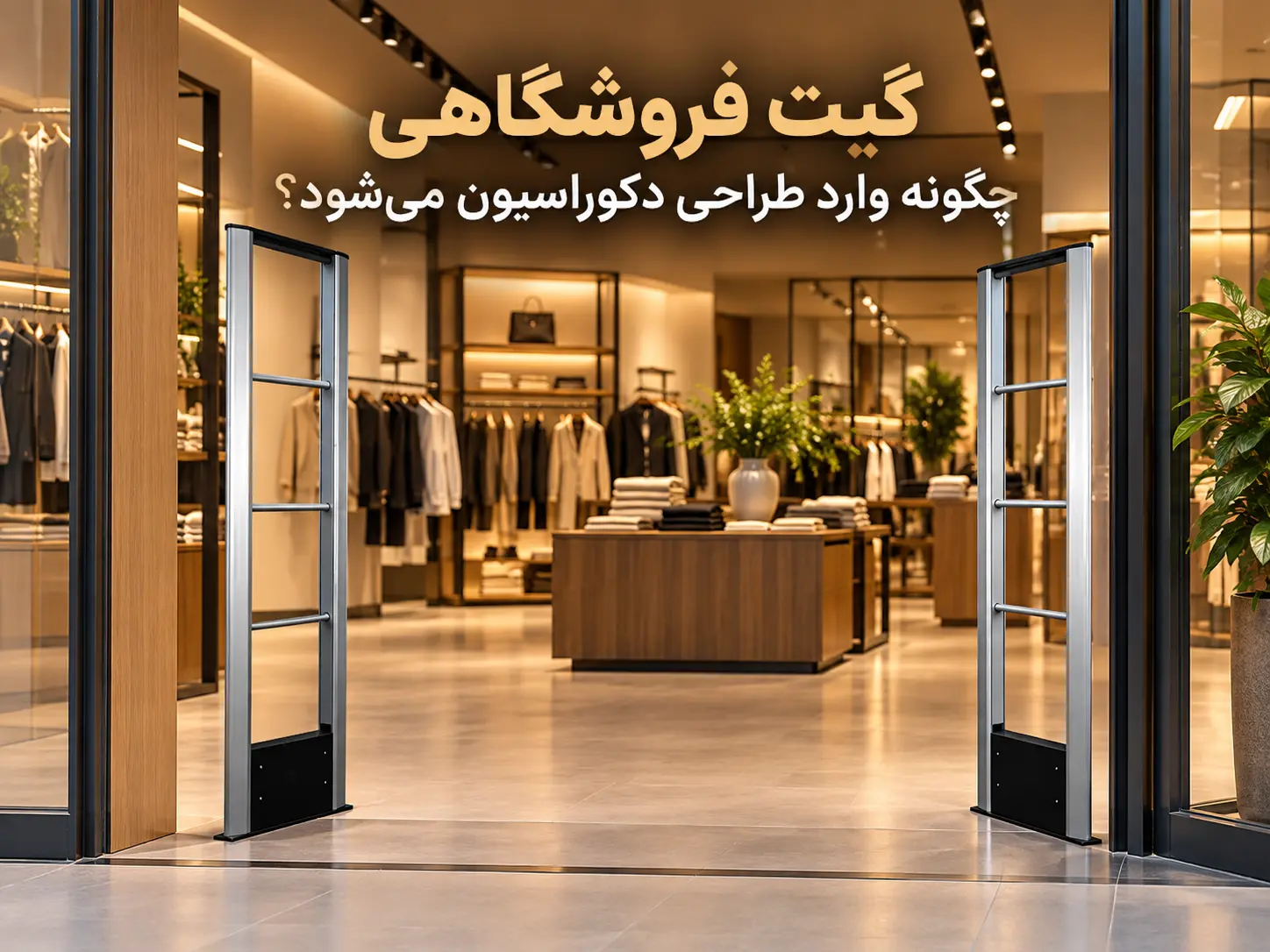 گیت فروشگاهی چگونه وارد طراحی دکوراسیون می‌شود